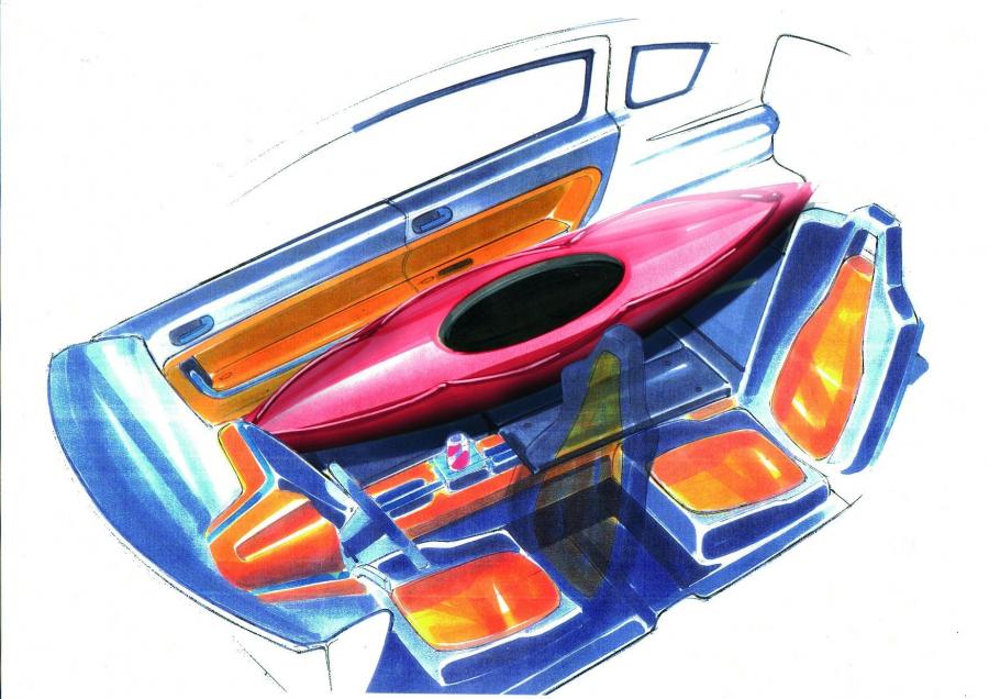 Эскиз Alfa Romeo Kamal Concept 2003 года  (фото 8 из 22)